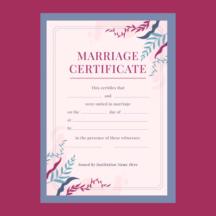 Marriage Certificate Registration